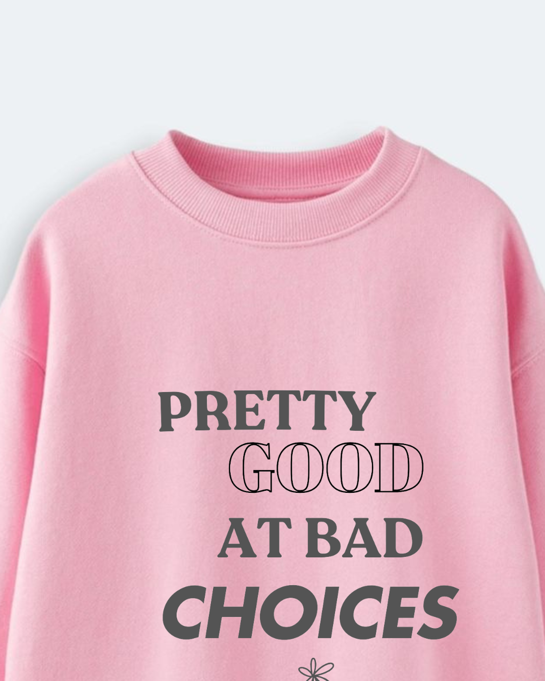 Pink sweatshirt